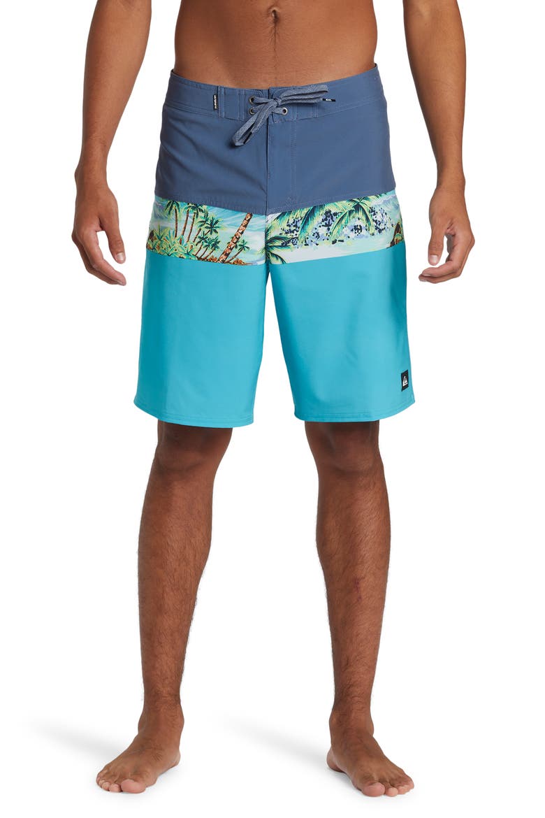 Surfsilk Panel 20 Board Shorts, Main, color, MAUI BLUE