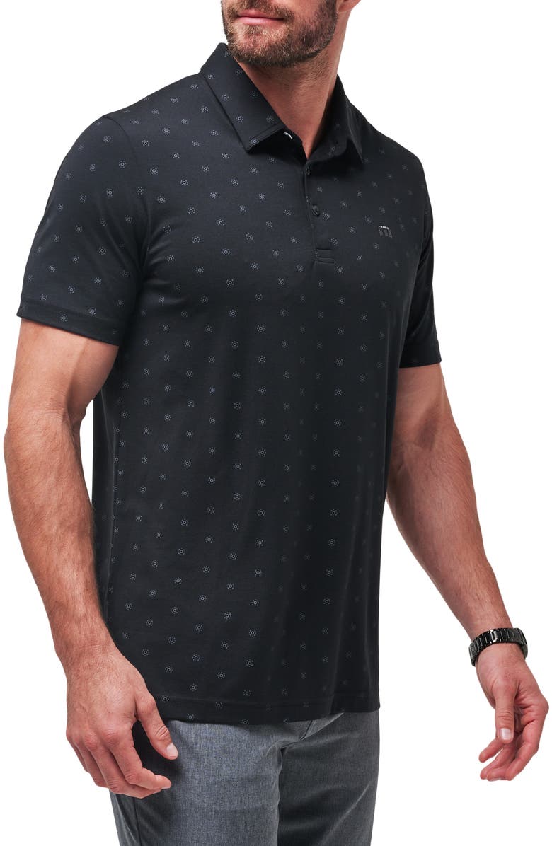 TravisMathew Beach Pit Medallion Print Polo, Alternate, color,