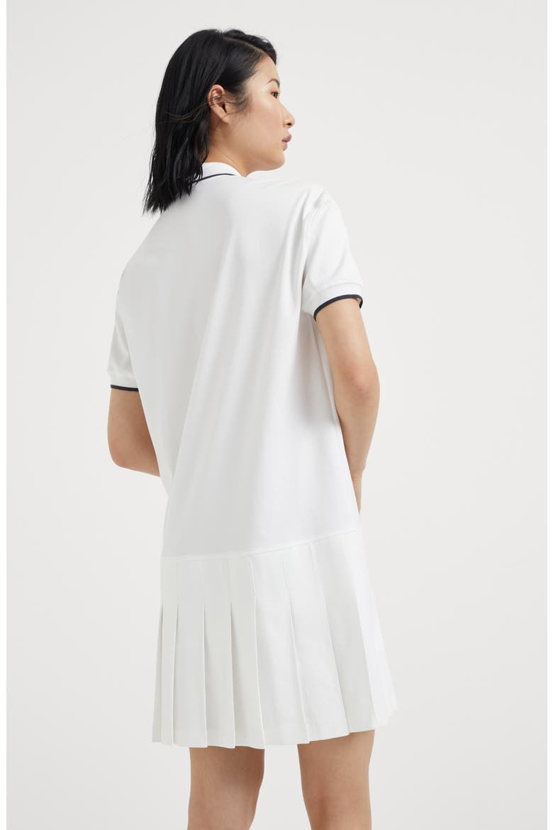 Cotton dress, Alternate, color, White