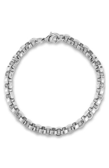 Yield Of Men Circle Link Bracelet In Gray