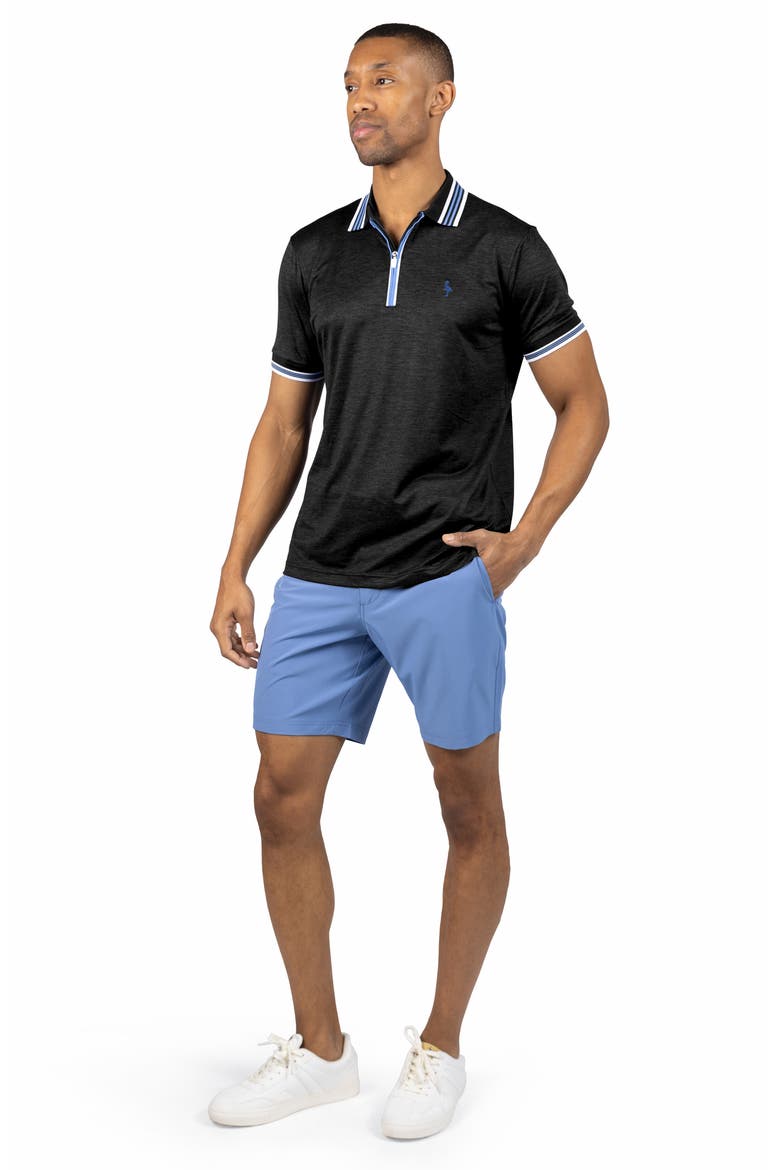 Performance Mesh Polo, Alternate, color, BLACK