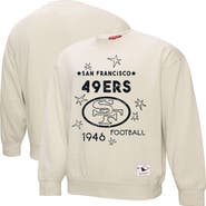Mitchell & Ness Women's Mitchell & Ness Cream San Francisco 49ers Plus Size Shooting Star Sweatshirt