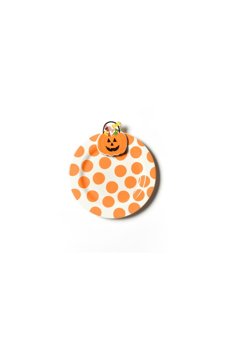 Treat Bucket Embellishment Plate, Main, color, Orange