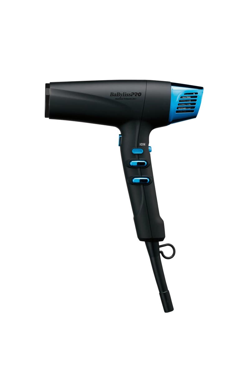 Nano Titanium Professional High-Speed Dual Ionic Dryer, Main, color, Black