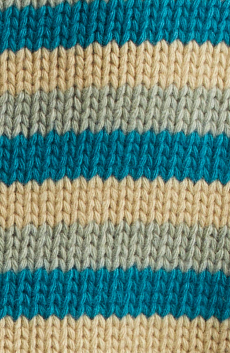 Bode Mossy Glen Wool Crewneck Sweater, Alternate, color, Green Multi