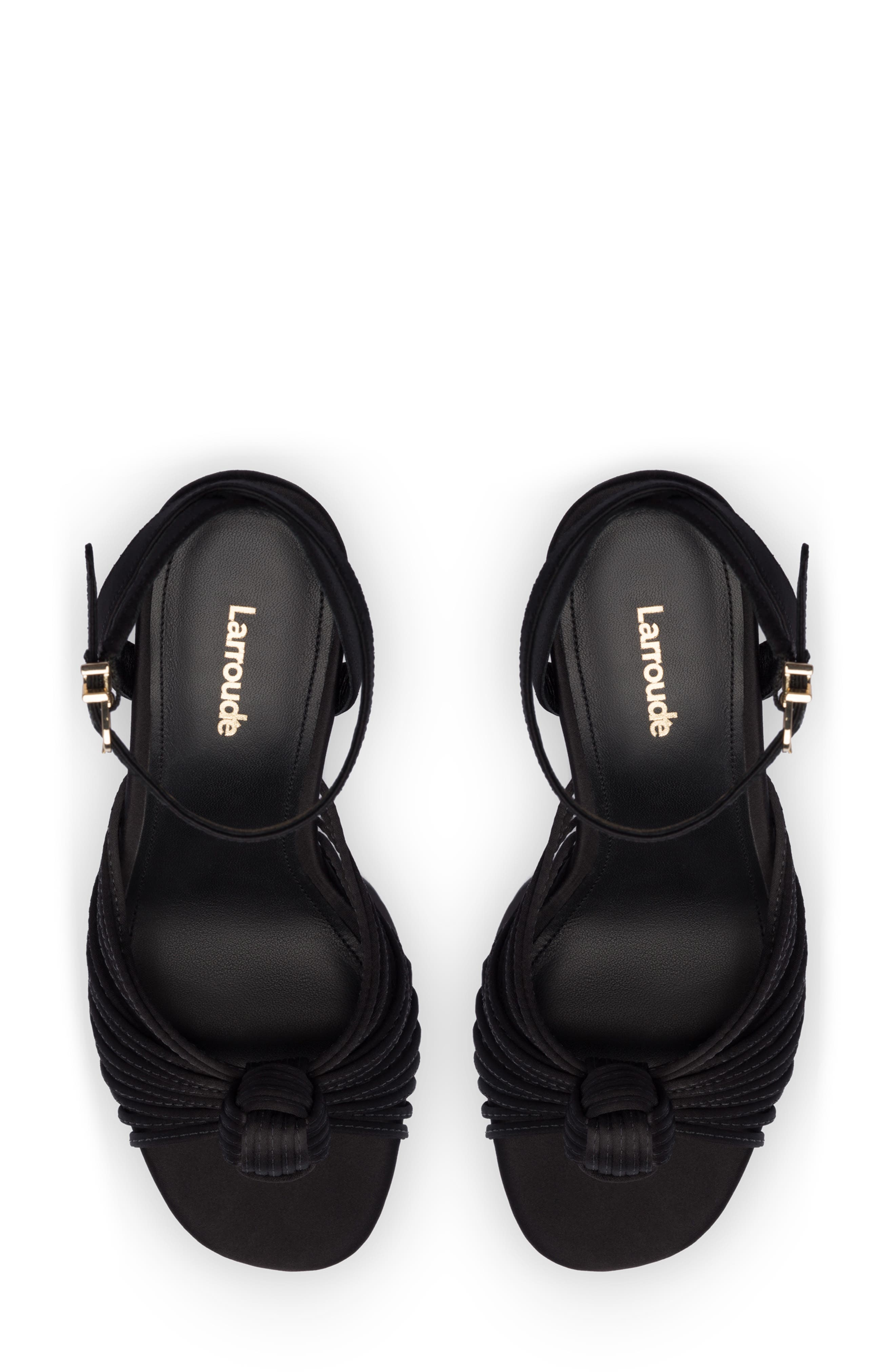 Larroudé Valerie Ankle Strap Platform Sandal, Alternate, color, 