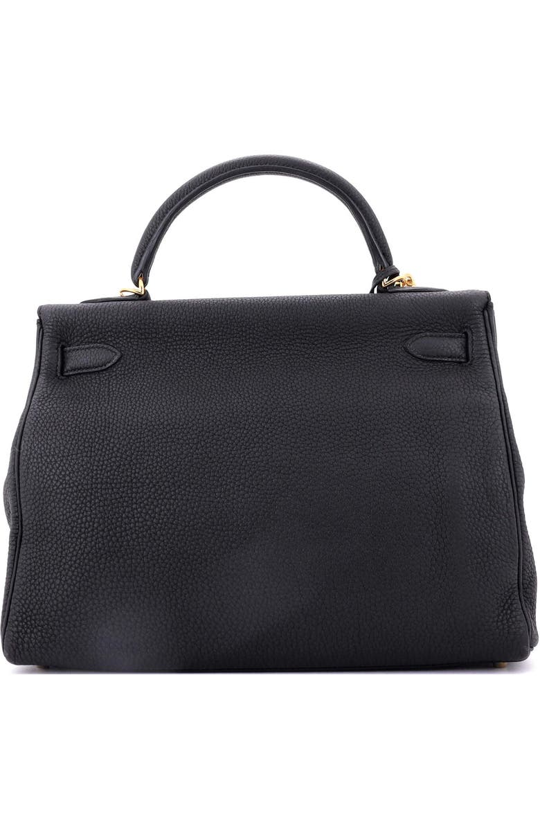 Pre-Owned Hermes Kelly Handbag Black Togo with Gold Hardware 32, Alternate, color, Noir