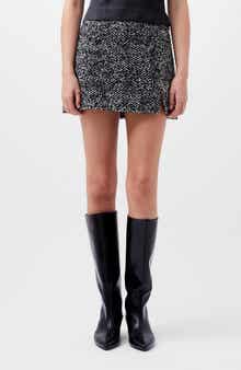 French Connection Chantelle Herringbone Miniskirt