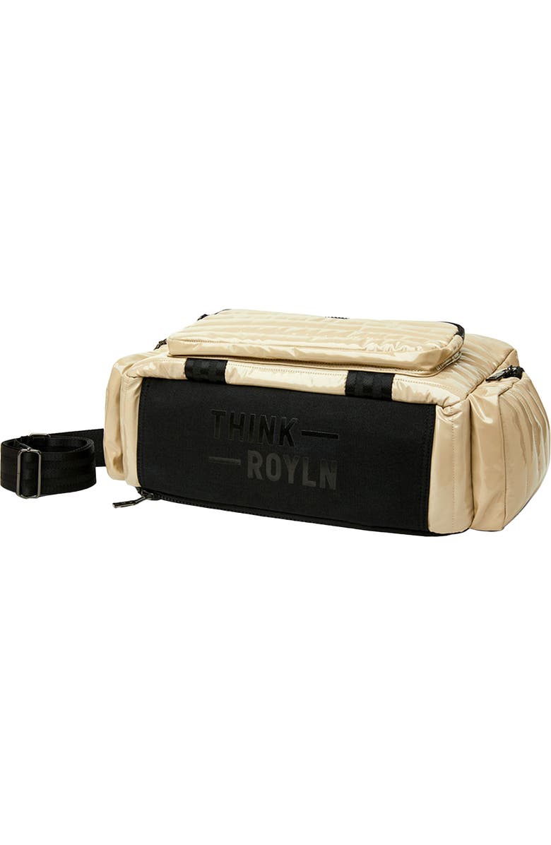 THINK ROYLN Voyager Travel Bag, Alternate, color, Blonde Patent