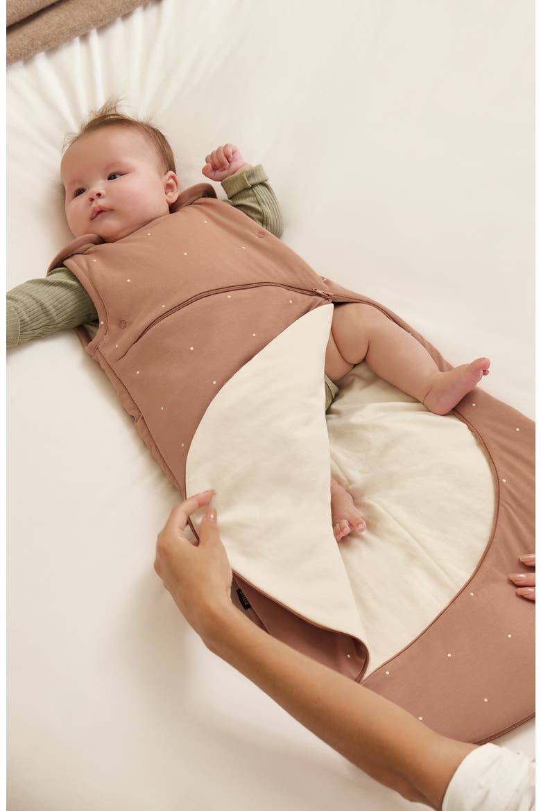 The SnüzPouch 2.5 TOG Sleeping Bag, Alternate, color, BLUSH/ DOT