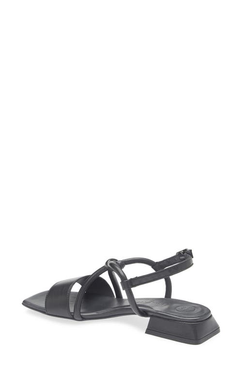 Paul Green Alissa Slingback Sandal In Black Future Nappa