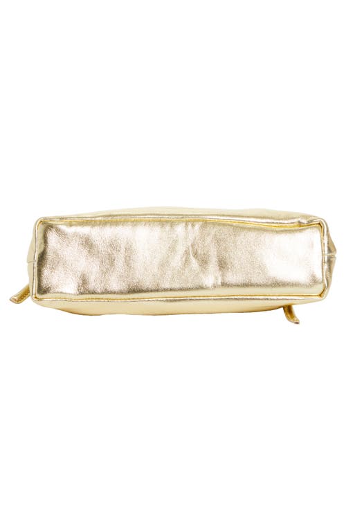Mansur Gavriel Baci Leather Frame Shoulder Bag In Gold