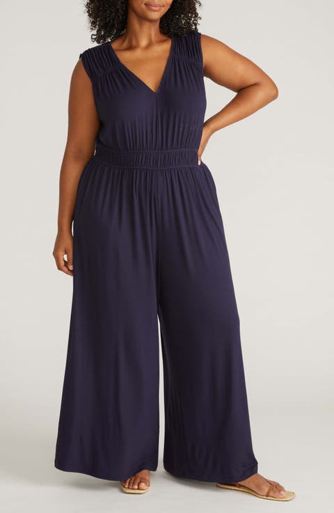 The Zoey Liquid Jersey Wide Leg Jumpsuit