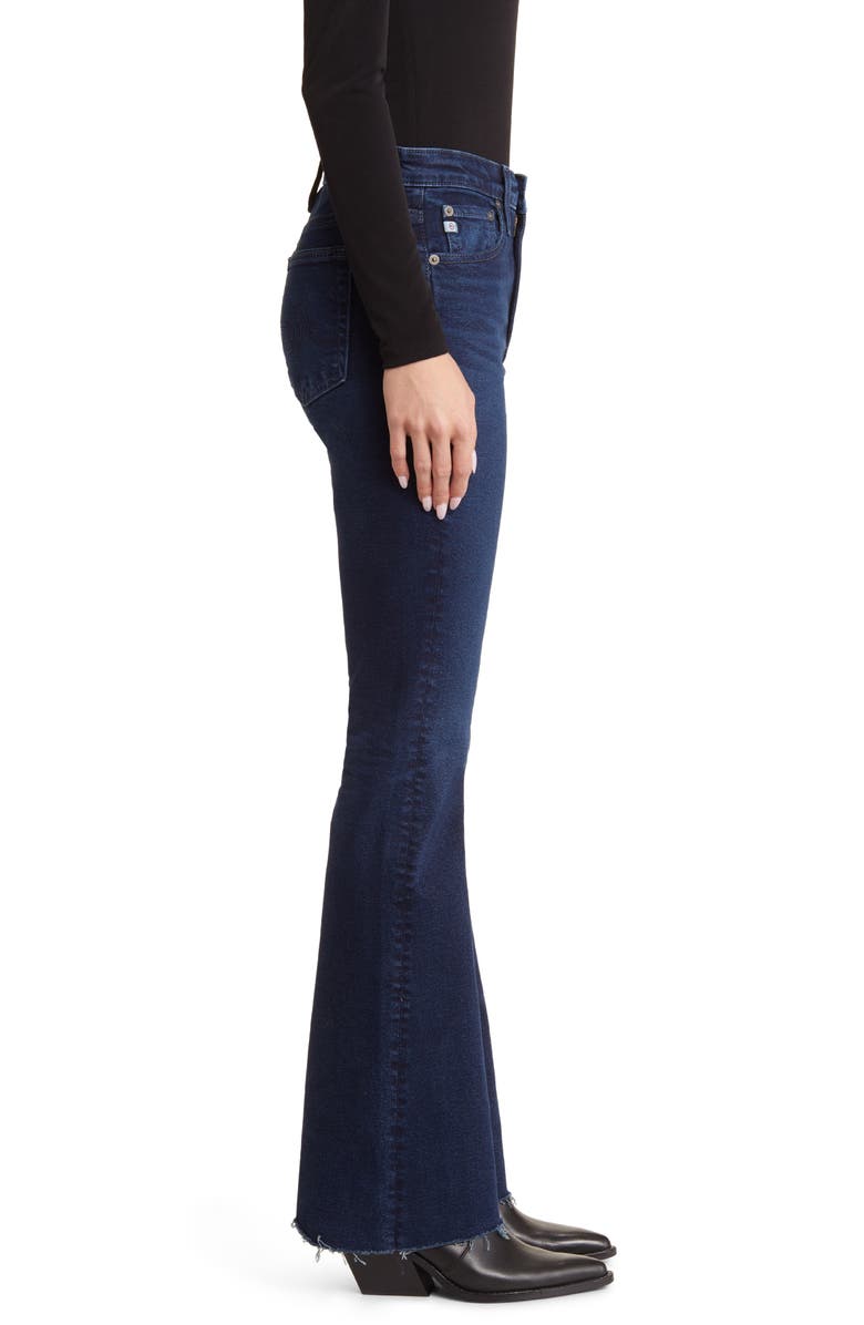 AG Farrah Raw Hem Mid Waist Bootcut Jeans, Alternate, color, 