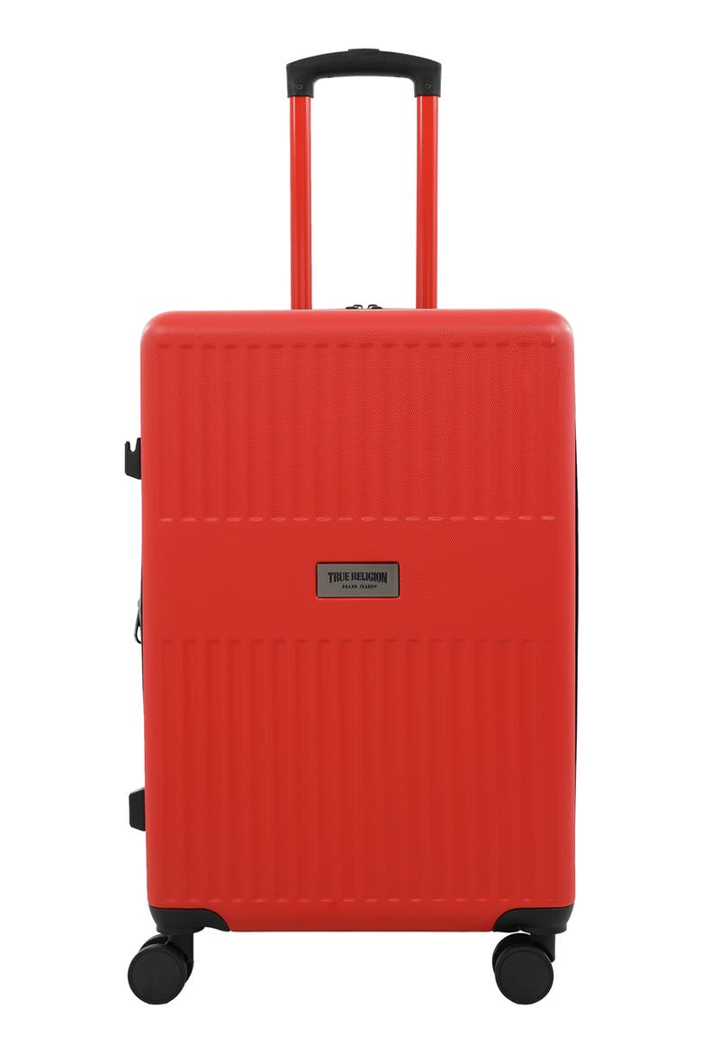 25-Inch Hardside Spinner Suitcase, Main, color, RED
