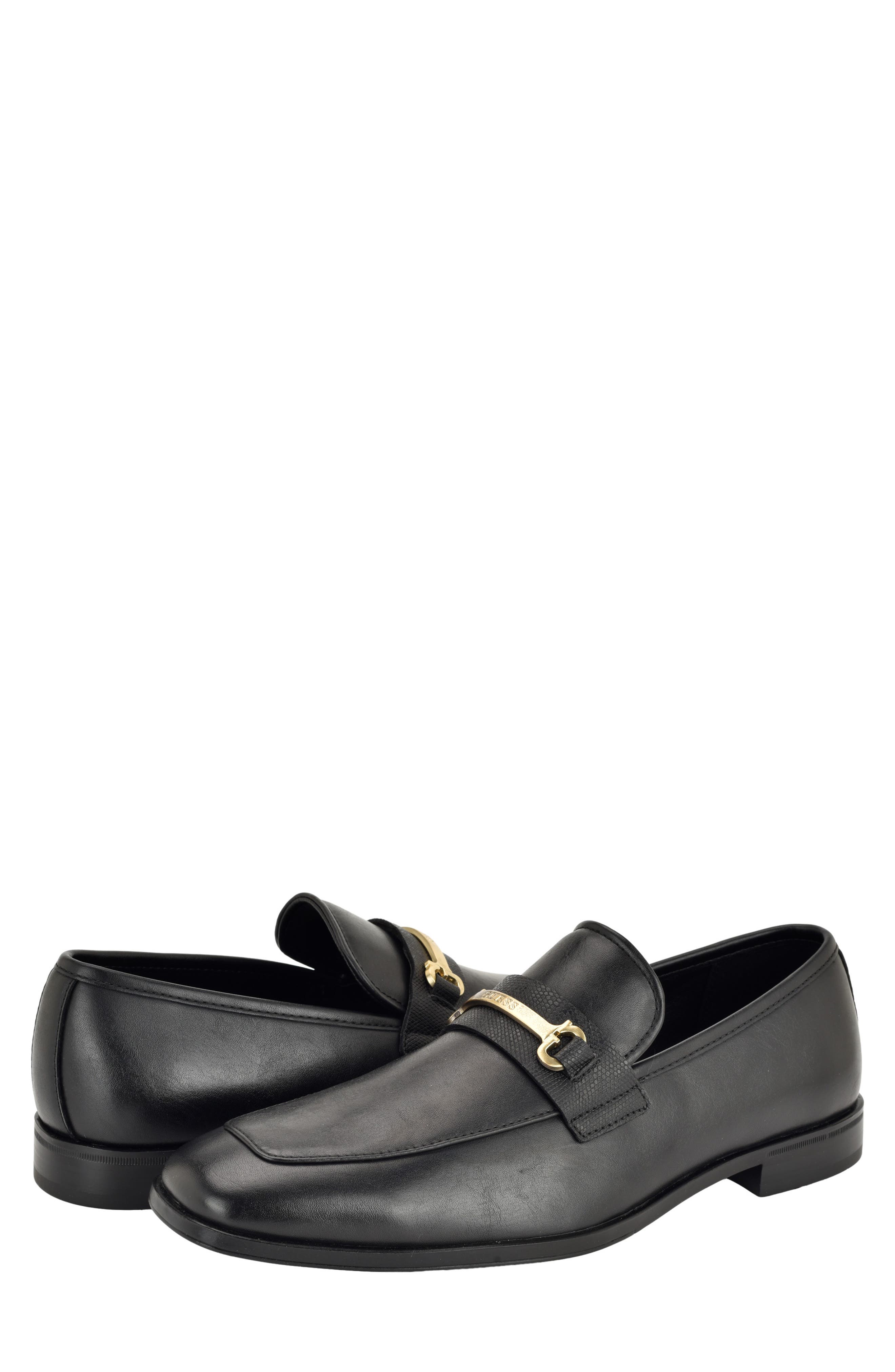 Handen Faux Leather Loafer, Alternate, color, BLACK MULTI