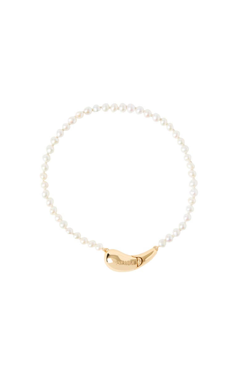 PDPAOLA La Perla Essential Bracelet, Alternate, color, Onyx