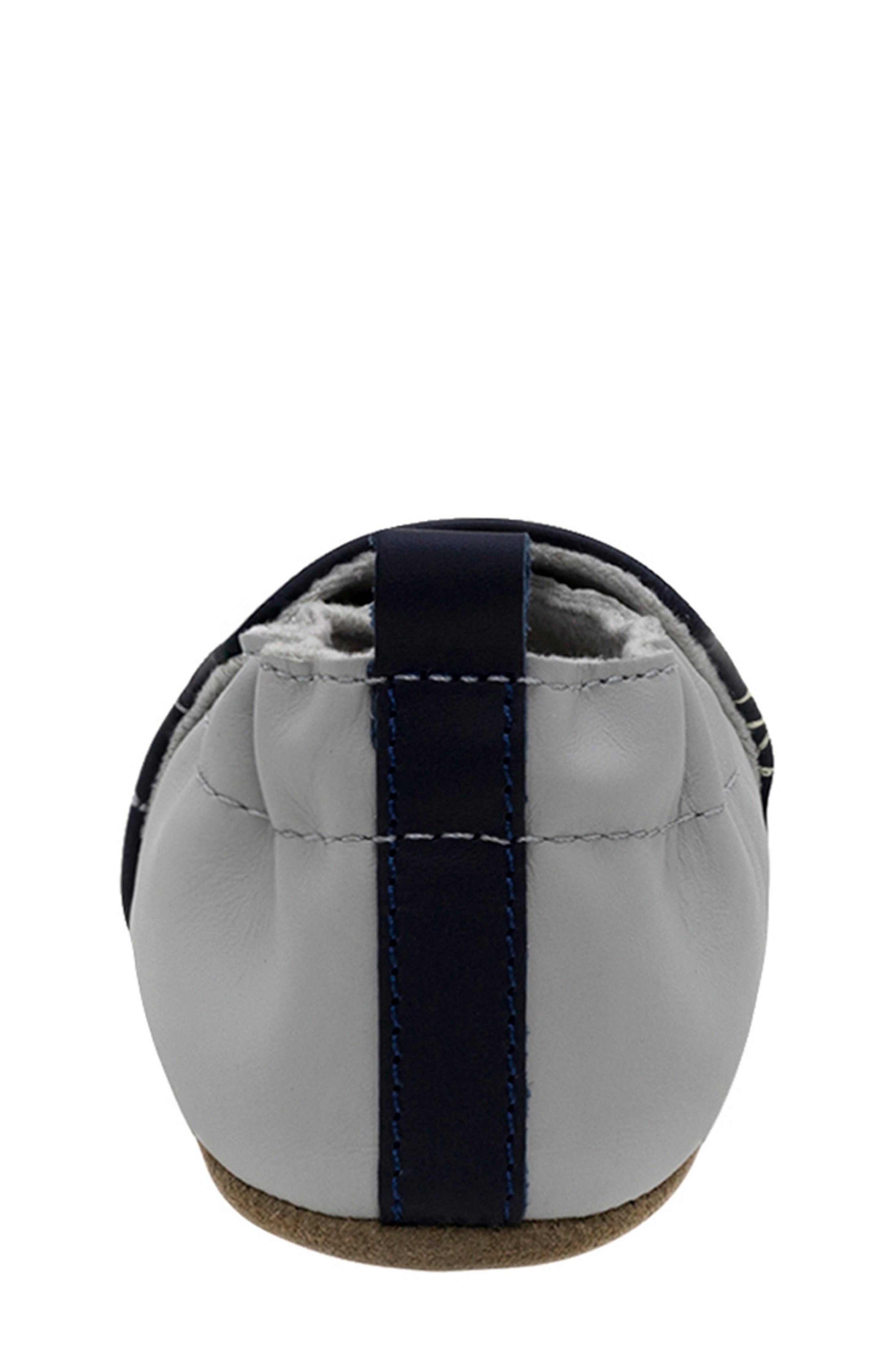 Robeez<sup>®</sup> Hello World Crib Shoe, Alternate, color, Navy