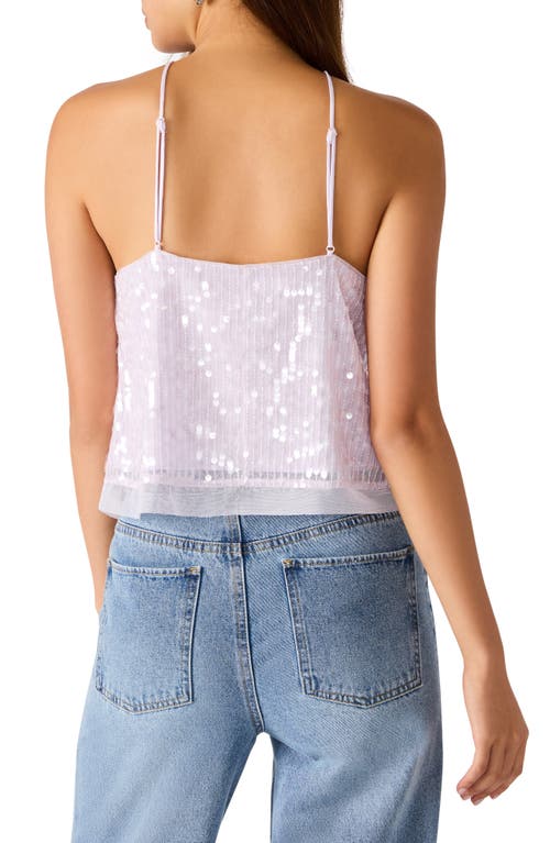 Steve Madden Lorenna Sequin Camisole In White