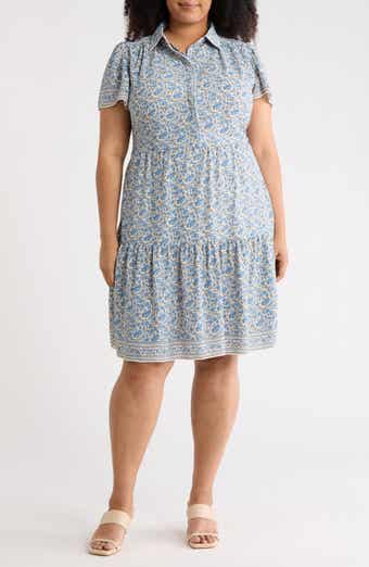 Short Sleeve Midi Dress