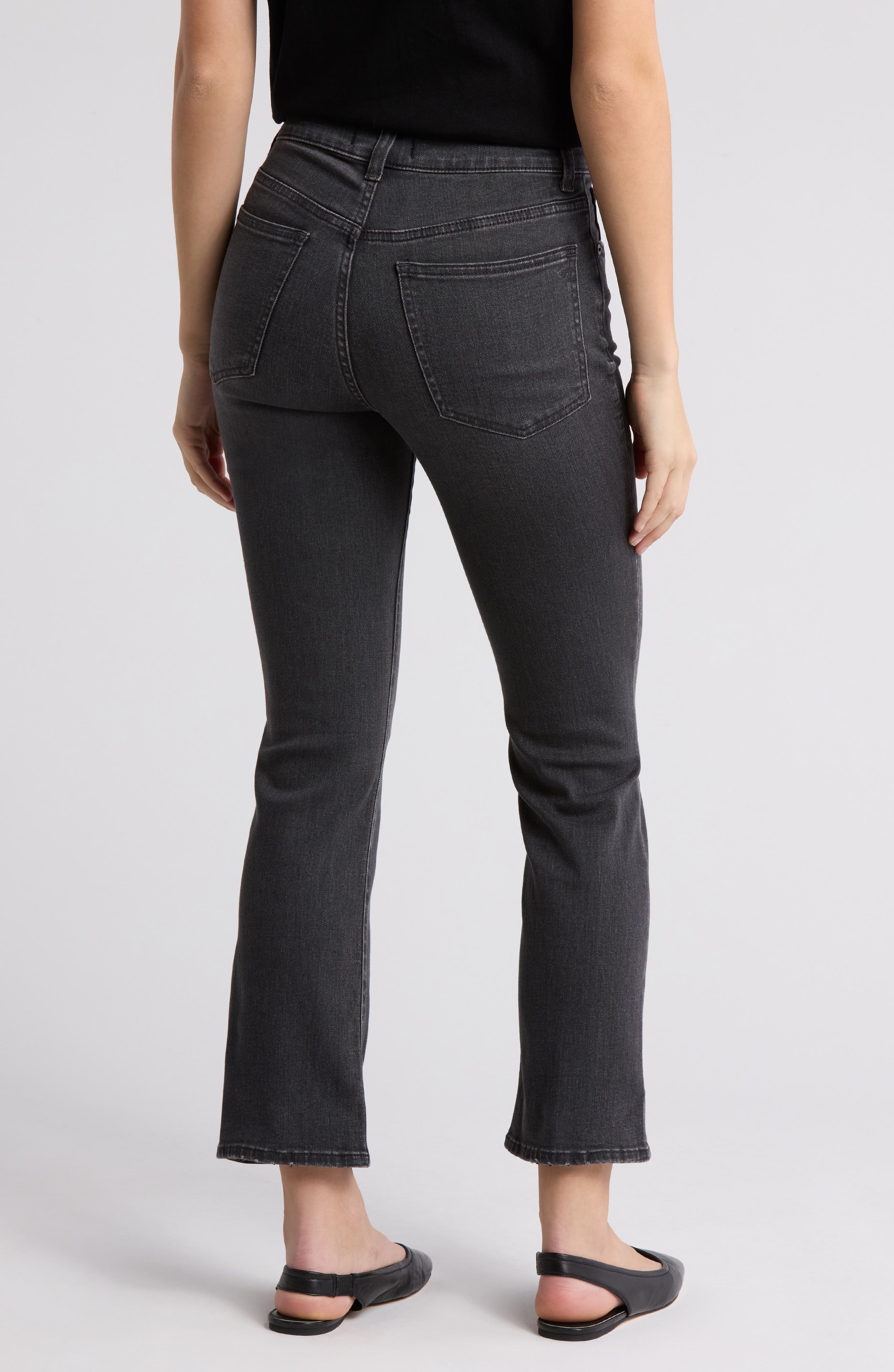 Mid Rise Kick Out Jeans - image 2