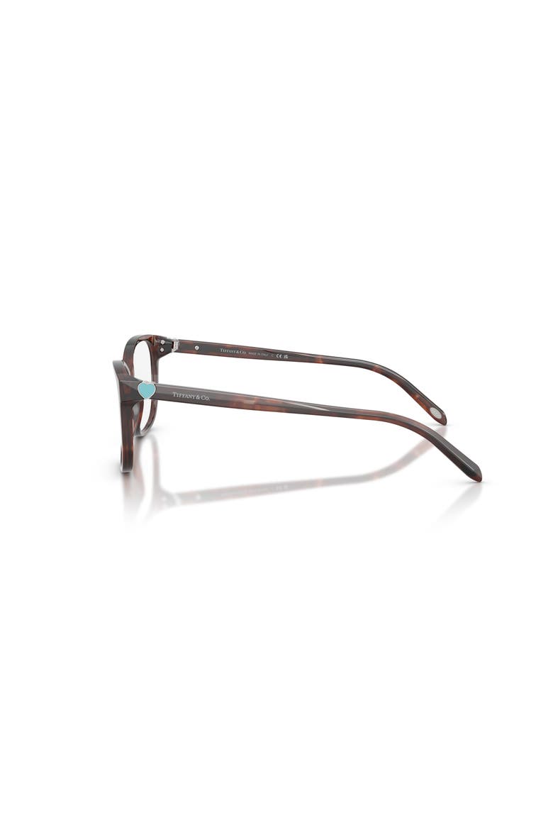 54mm Square optical glasses, Alternate, color, Brown