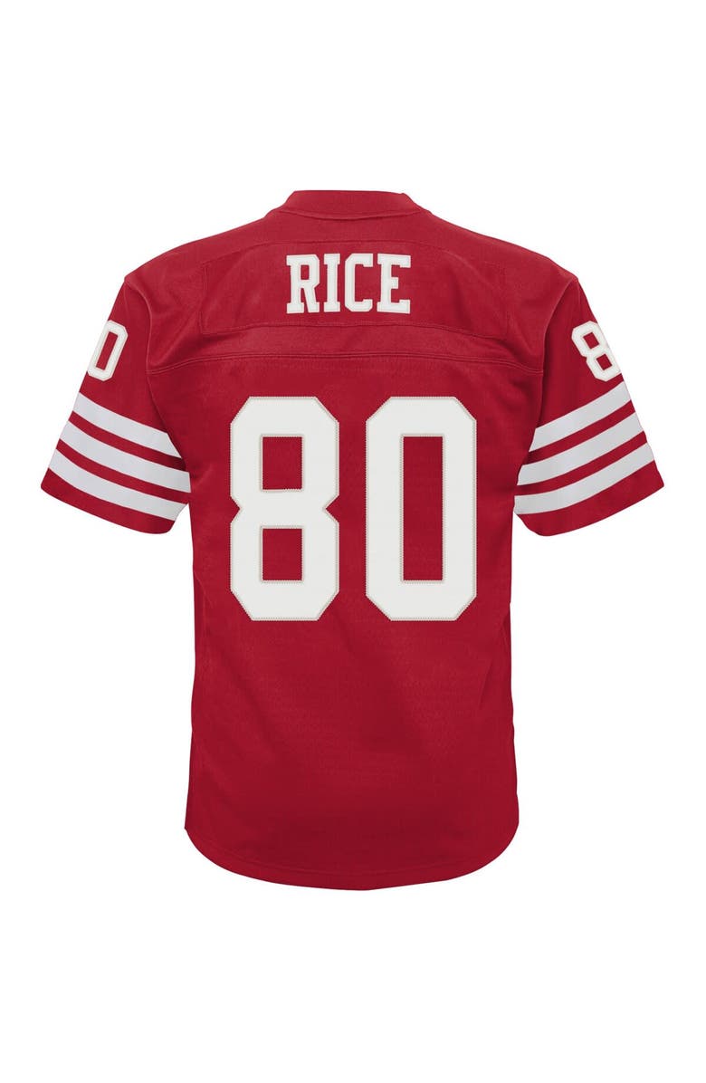 Mitchell & Ness Infant Mitchell & Ness Jerry Rice Scarlet San Francisco 49ers 1990 Retired Legacy Jersey, Alternate, color, Scarlet
