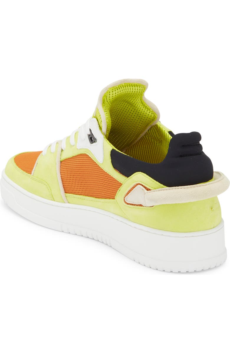 Buscemi Gender Inclusive The New Basket High Top Sneaker, Alternate, color, Orange/ Neon