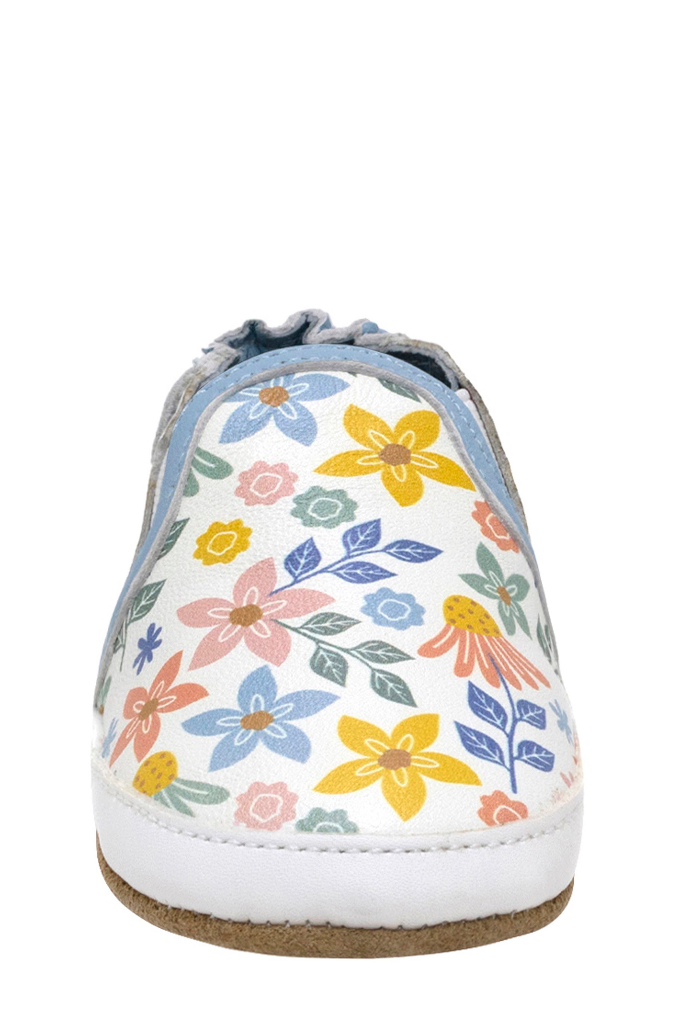 Robeez<sup>®</sup> Bloom Crib Shoe, Alternate, color, 