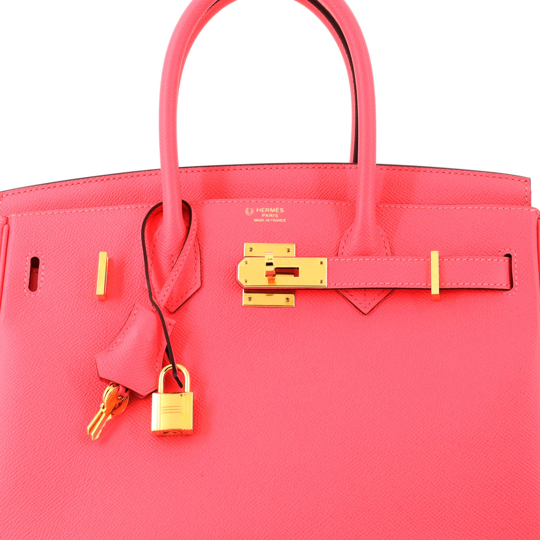 Pre-Owned Hermes Birkin Handbag Pink Epsom with Gold Hardware 30, Alternate, color, Rose Azalee