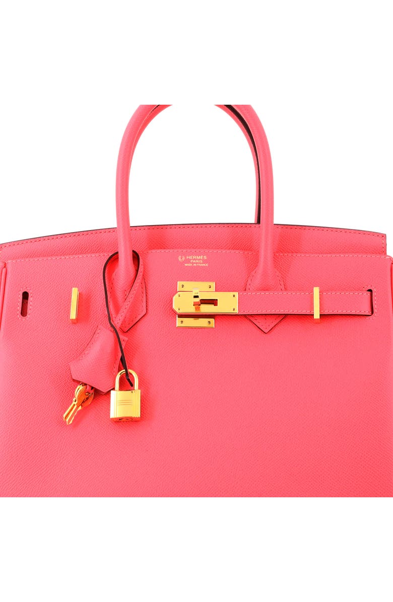 Pre-Owned Hermes Birkin Handbag Pink Epsom with Gold Hardware 30, Alternate, color, Rose Azalee
