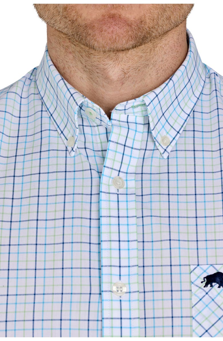 Raging Bull Short Sleeve Cotton Poplin Shirt, Alternate, color, White