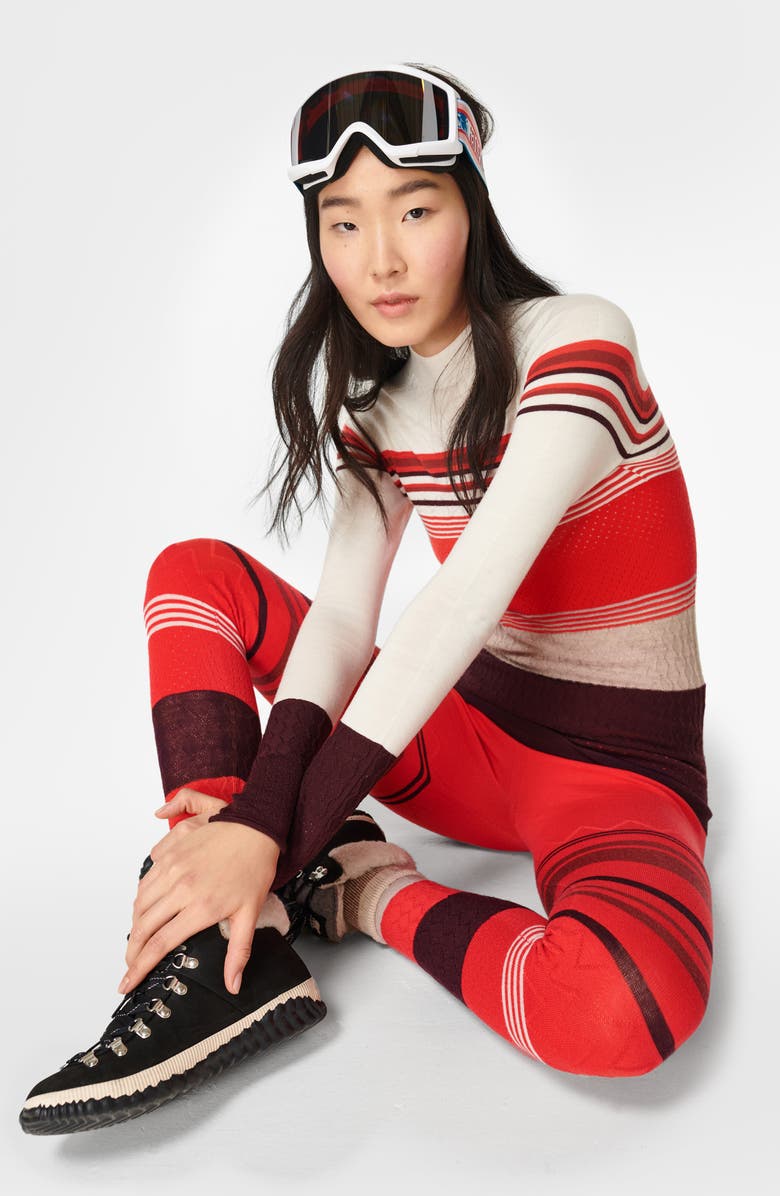 Sweaty Betty Merino Base Layer Mock Neck Sweater, Alternate, color, 