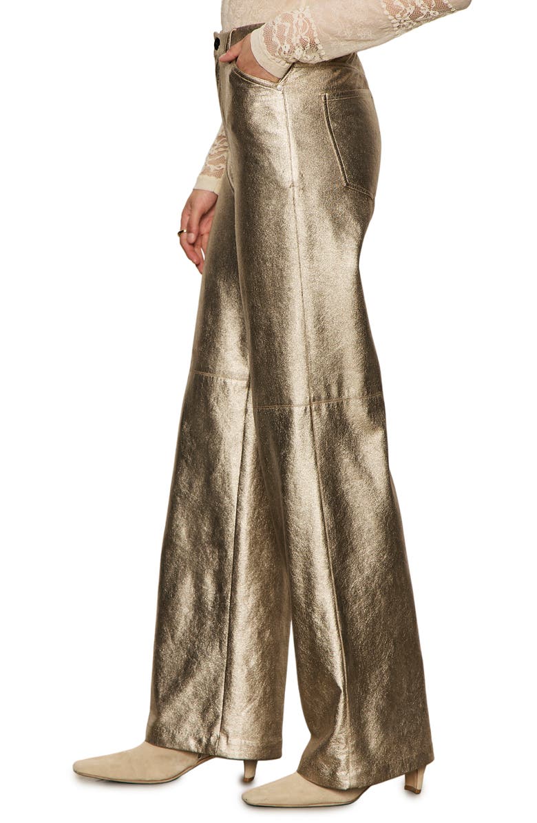 Sanctuary Candence Straight Leg Pants, Alternate, color, Platinum Yellow