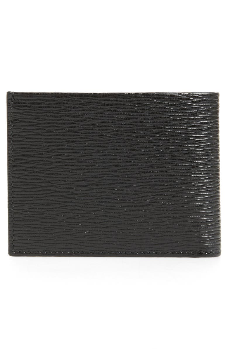 FERRAGAMO Revival Leather Billfold, Alternate, color, Black