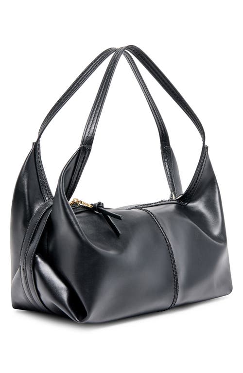 Dolce Vita Billy Leather Shoulder Bag In Black