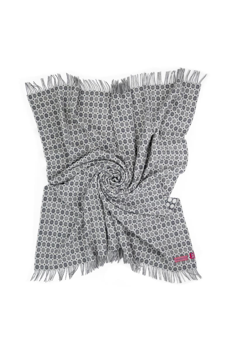 Prince of Scots Southampton Home Merino Wool Medallion, Alternate, color, Grey