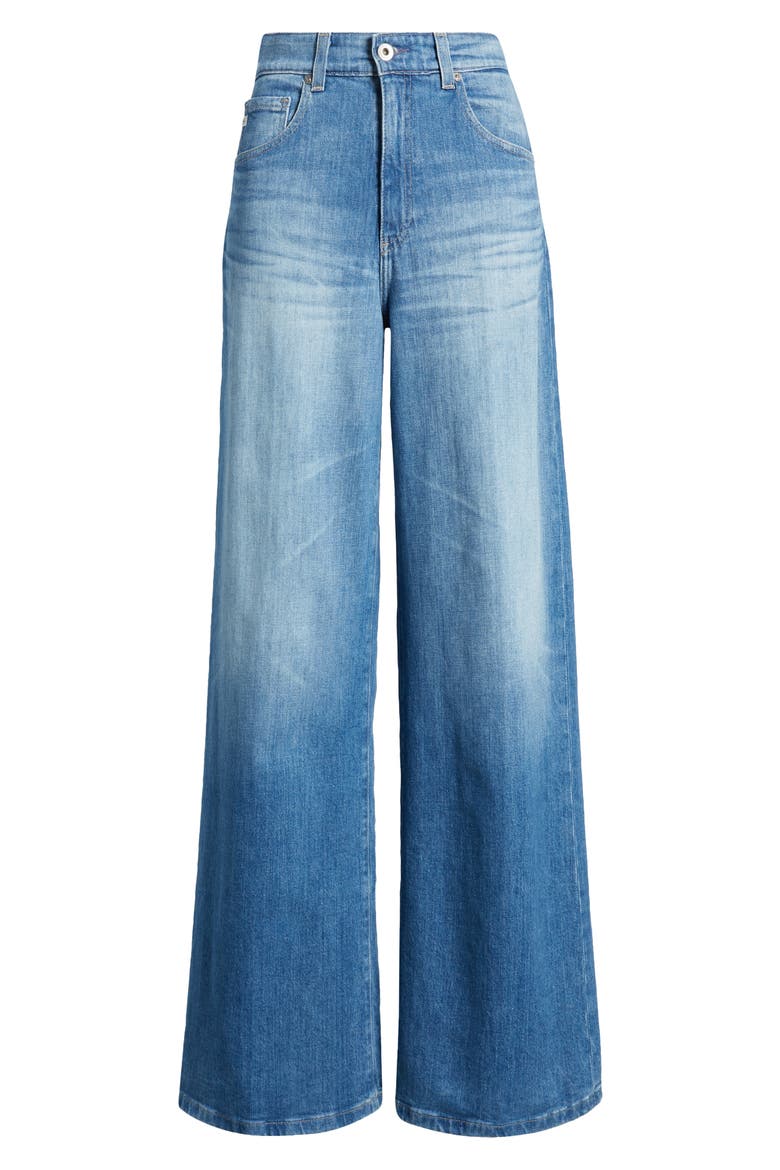 Deven High Waist Wide Leg Jeans, Alternate, color, RUNWAY
