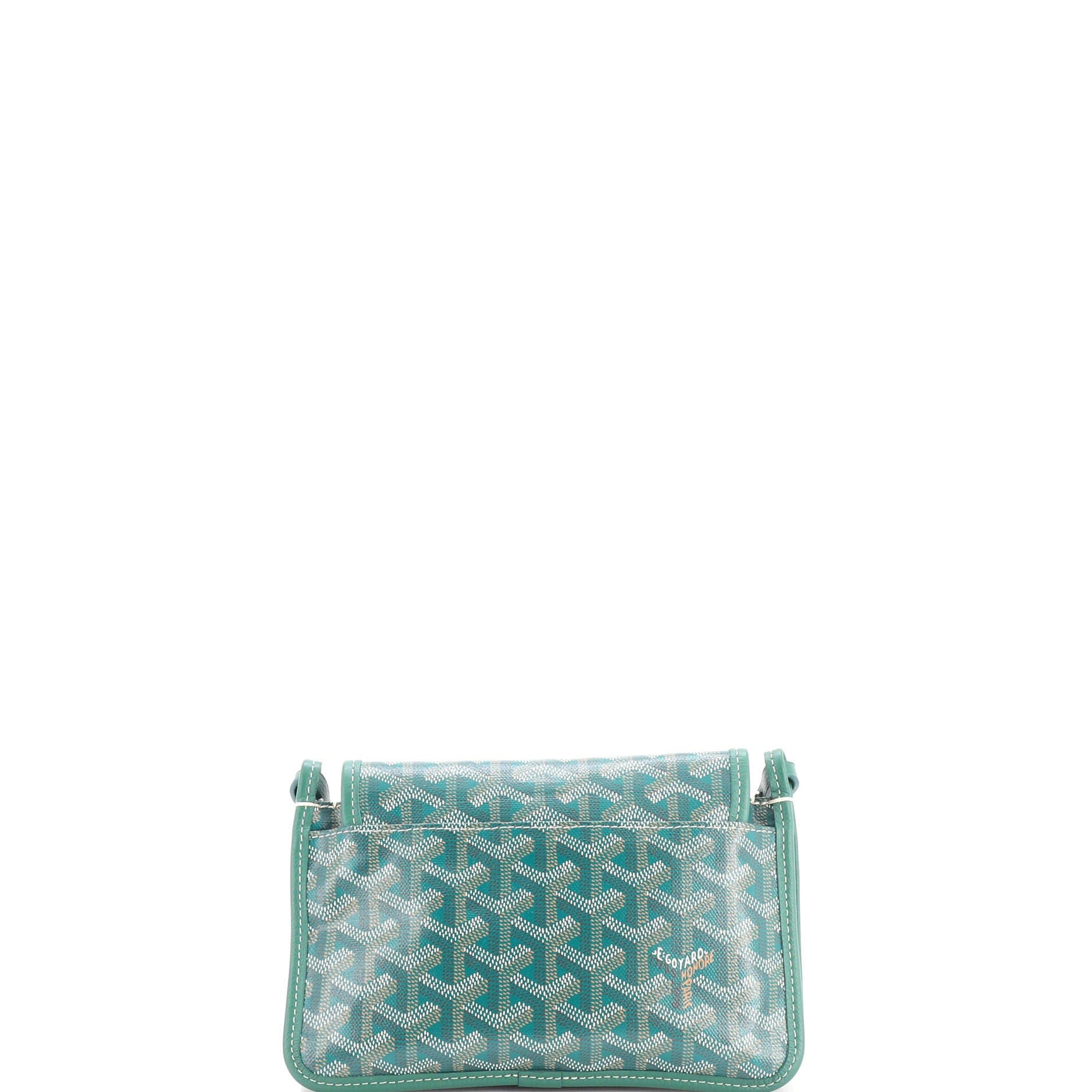 Plumet Clutch Wallet Coated Canvas, Alternate, color, Green