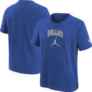 Jordan Brand Youth Jordan Brand Blue Dallas Mavericks Essential Cities T-Shirt
