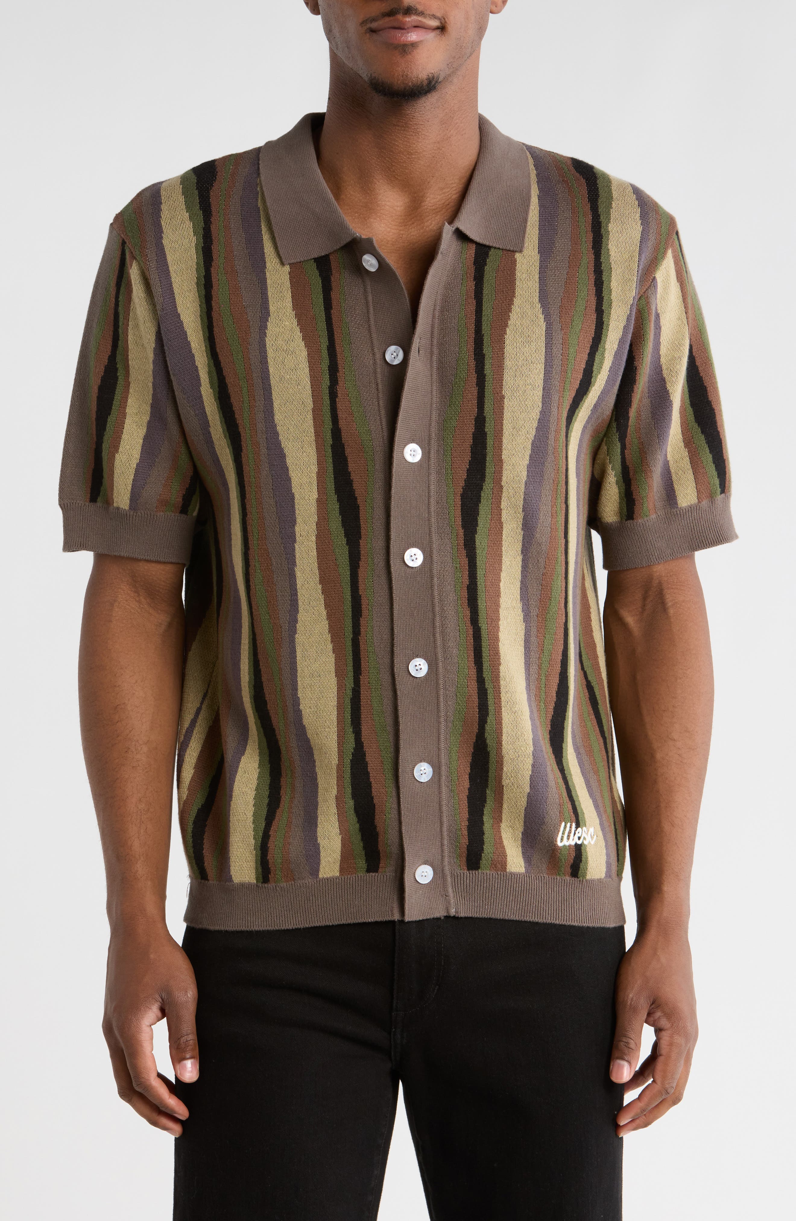 WeSC Knit Button-Up Shirt