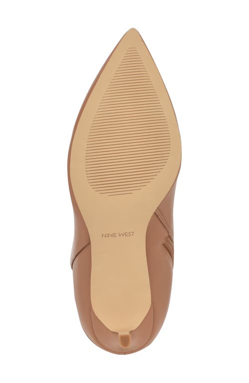 Nine West Richy Pointed Toe Knee High Boot In Nude