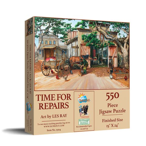 Time for Repairs 550 piece Jigsaw Puzzle for Adults