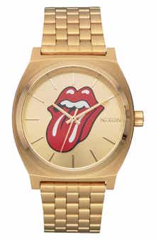 x Rolling Stones The Time Teller Bracelet Watch, 37mm