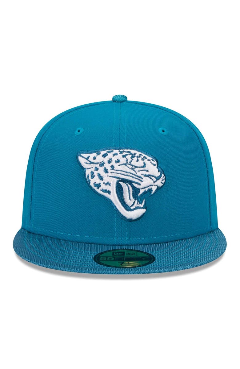 New Era Men's New Era Teal Jacksonville Jaguars Active Ballistic 59FIFTY Fitted Hat, Alternate, color, 