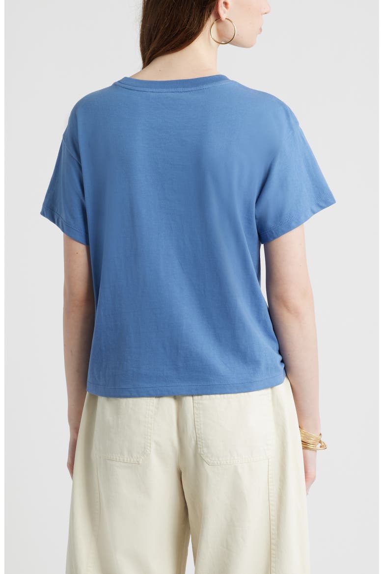 Favorite Cotton T-Shirt, Alternate, color, BLUE BIJOU