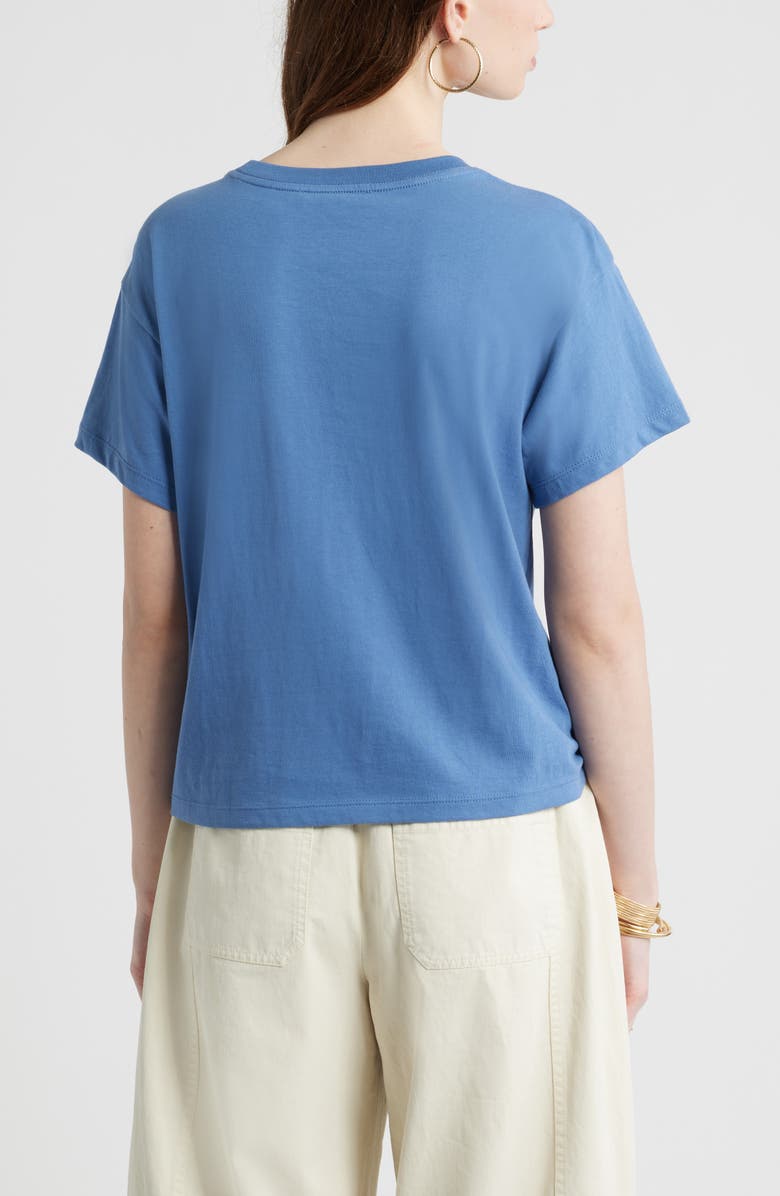 Treasure & Bond Favorite Cotton T-Shirt, Alternate, color, Blue Bijou