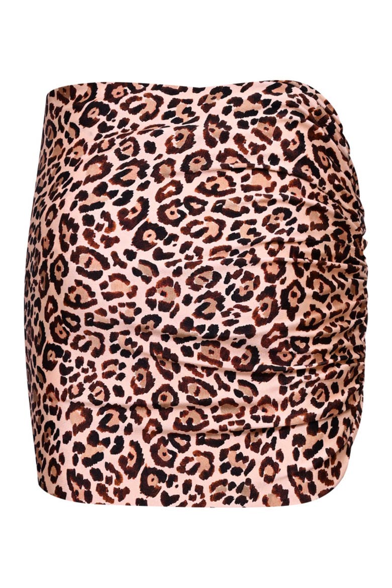 Panthera Short Skirt, Alternate, color, BROWN