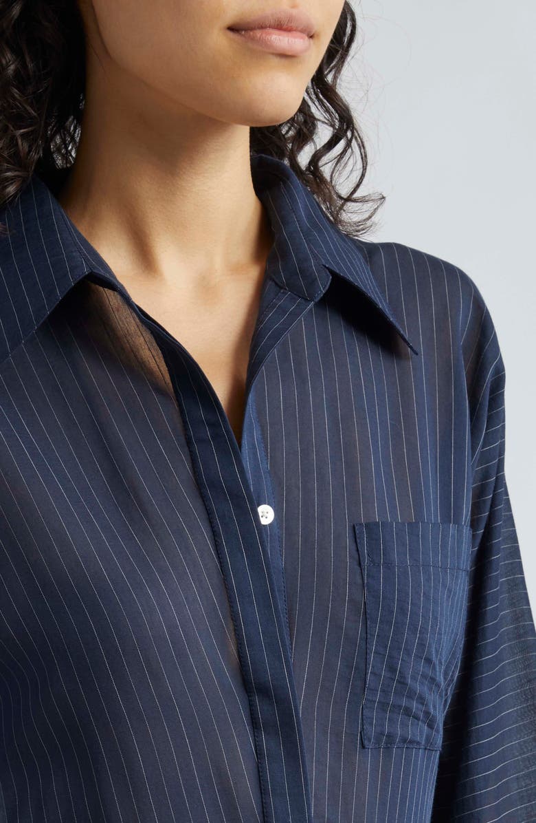 TWP Lazy Hazy Days Of Summer Long Sleeve Maxi Shirtdress, Alternate, color,