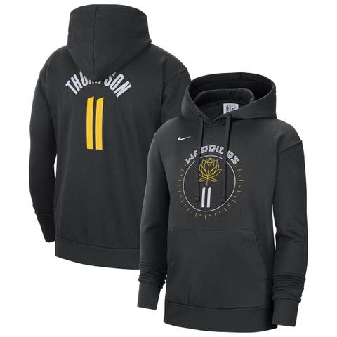 Men's Nike Klay Thompson Black Golden State Warriors 2022/23 City Edition Name & Number Pullover Hoodie